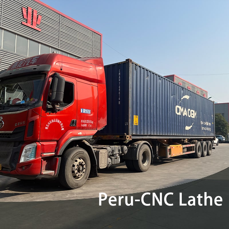 CNC lathe pipe thread lathe ALQK1322 machine sent to Peru